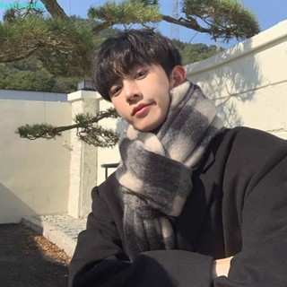 Fashionden Khăn Kẻ Sọc Nam, Khăn Cashmere Mùa Đông Thường Ngày Hàn Quốc, Khăn quàng cổ mềm mại mềm mại mềm mại thời trang Quà tặng