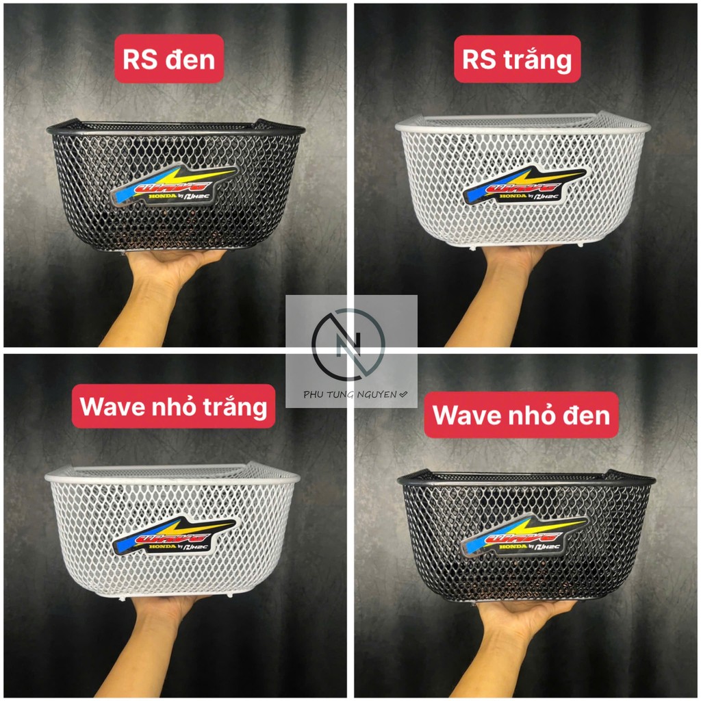 Rổ lưới thái H2C gắn cho Wave Rs, Wave nhỏ, Rs17, Funeo, Wave 110, Wave 100,... MS02