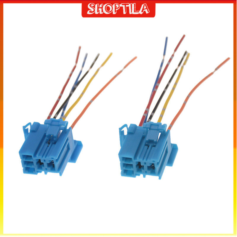 Ổ Cắm Rơ Le Điều Hòa 12V/24V Relay 4 Chân 5 Chân Bé Phích Cắm Violet Kiểu EFI