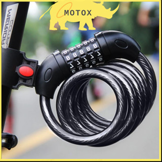 khóa xe đạp chống trộm cao cấp lõi thép chống cắt, khóa dây đổi được mật khẩu nhiều màu sắc