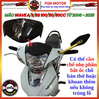 Mão Ốp Đầu Wave Alpha, Wave RS, Future Neo – Nhựa ABS Bền Đẹp, Gắn Chuẩn, Tăng Thẩm Mỹ Cho Xe