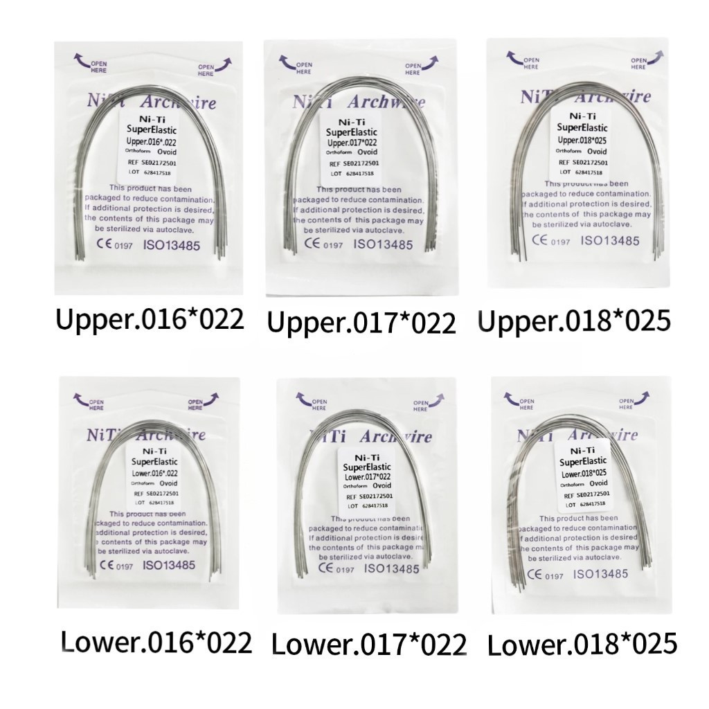 10 Cái / gói Nha Khoa Siêu Co Giãn Niti Hình Chữ Nhật Ovoid Dây Vòm