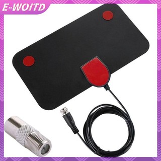 Ăng-ten HDTV kỹ thuật số E-WOITD HD có bộ chuyển đổi HD Digital DTV Ăng-ten TV trong nhà DVB-T2 Bộ thu tín hiệu TV trên không cho HDTV Mỹ Châu Âu HNVN