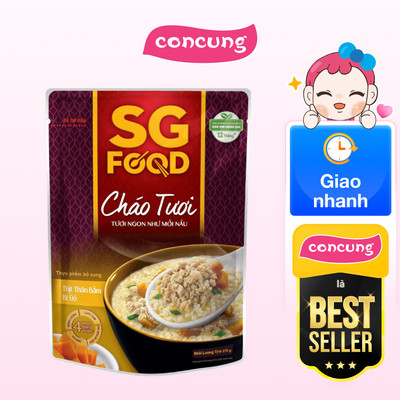 Cháo Thịt thăn bằm, Bí đỏ SG Food