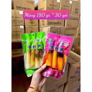  Măng Nguyên Vỏ Ngâm Ớt Cay Tứ Xuyên gói 180g 