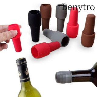 Nút chặn chai rượu vang BENYTRO, Nút chặn chai rượu vang lấp lánh có thể tái sử dụng, Dụng cụ làm rượu vang Silicone
