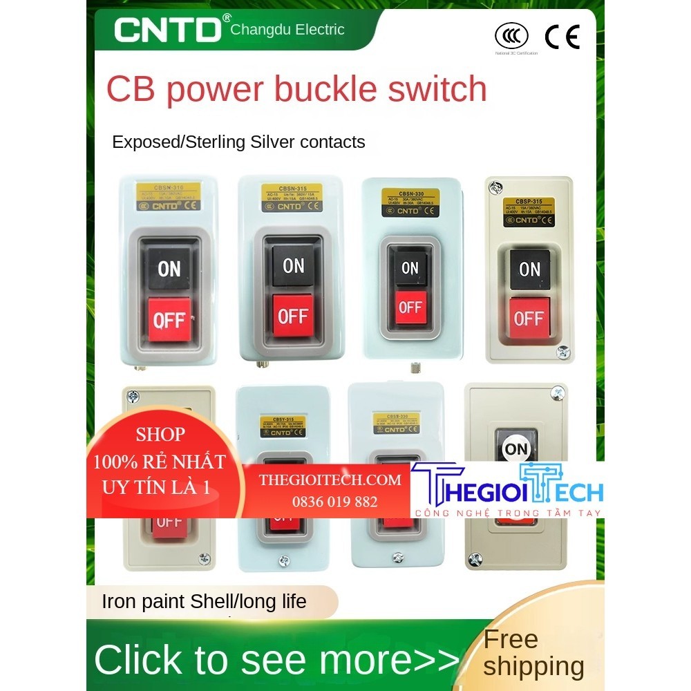 Nút Chuyển Đổi Khởi Động Nguồn Change Power CBSN/CBSP/CBSY/CBSS-310/315CPB - CPB-2