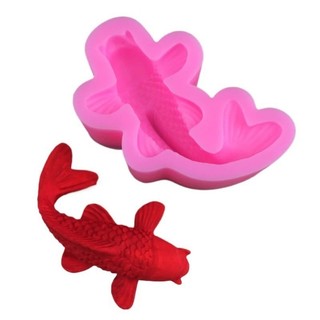 Khuôn silicone Làm Bánh Tạo Hình Cá Chép 3d diy