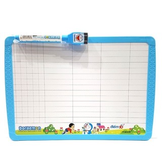 Bảng 2 Mặt A4 - Kẻ Ngang + Kẻ Ô + Bút Lông Bảng - Thiên Long B-015/DO - Viền Xanh Da Trời