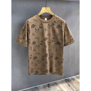 Áo thun nam ngắn tay ngoài trời 100% cotton cao cấp cổ điển Áo thun nam cộc tay ôm dáng mùa hè