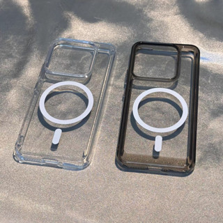 Ốp điện thoại chống nứt trong suốt sạc từ tính cho Xiaomi 13T 14T Mi 15 14 13 Pro Mi15 Mi13 Mi14 Ultra Vỏ điện thoại