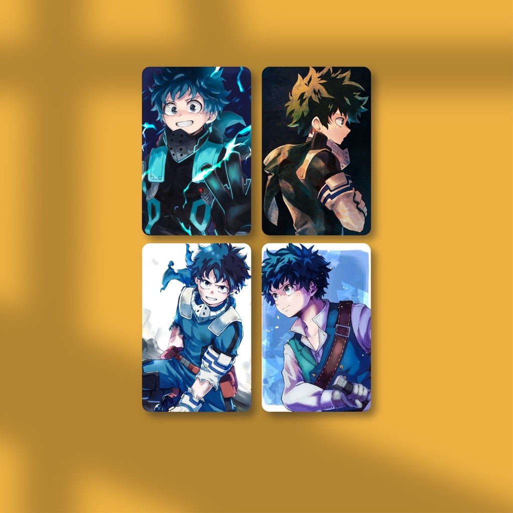 THẺ CARD BO GÓC ⭐️ Photocard Izuku Midoriya My Hero Academia - Cán Màng Bóng Chống Xước