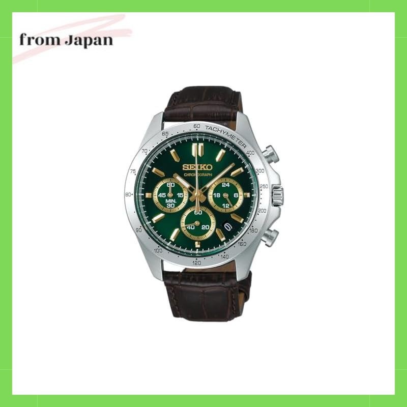 [Đồng hồ Seiko] Đồng hồ Seiko Selection Quartz Chronograph (Ba mắt ngang) SBTR017 Màu nâu nam
