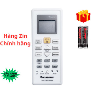 Điều khiển điều hòa Panasonic Mã 17 Hàng Zin, remote máy lạnh Panasonic NanoG - Tặng kèm pin - GDCT