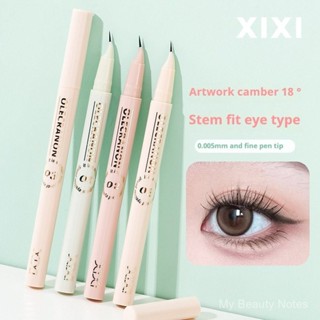  XIXI Control Ink Focus Curved Tip Eyeliner Naturally Slender Easy-to-use Eyeliner and Eye Makeup That Is Not Easy to Smudge and Is Easy for Beginners to Use SPNZ 