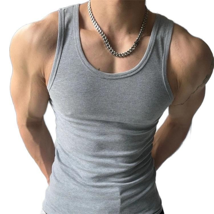 [Mã 062] Áo Ba lỗ nam form ÔM BODY vải thun gân loại vải dày -Áo tanktop Gym ôm Body nam thời trang