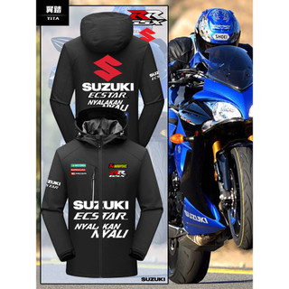 Suzuki suzuki suzuki Xe Máy Xe Máy GSX Đi Xe Đạp Thương Hiệu Đua Áo Áo Khoác Đi Xe Đạp Áo Khoác Xe Máy Áo Khoác Chống Nắng Chống Gió Áo Khoác Thể Thao Ngoài Trời