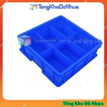 Khay Nhựa 6 ngăn to kích thước: 400*400*130mm Đựng Dụng cụ Đa Năng , linh kiện ốc vít nuôi cá nhiều 