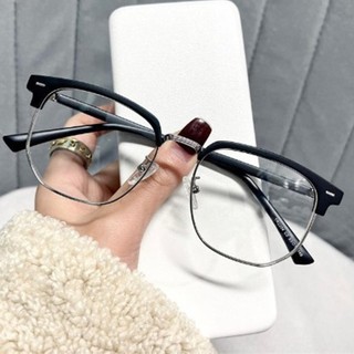Kính Photochromic nửa khung cổ điển Kính nữ đơn giản thời trang S9R5