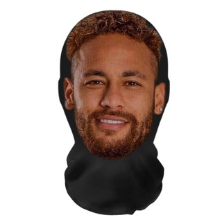 Ngôi sao bóng đá ngộ nghĩnh Neymar Face Performance Prank Headgear Full Face Mask Balaclava Hat dành cho người hâm mộ