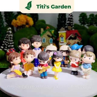Mô hình tiểu cảnh🌈🌈🌈 Mô hình cặp đôi trai gái trang trí tiểu cảnh, sen đá, sân vườn, terrarium