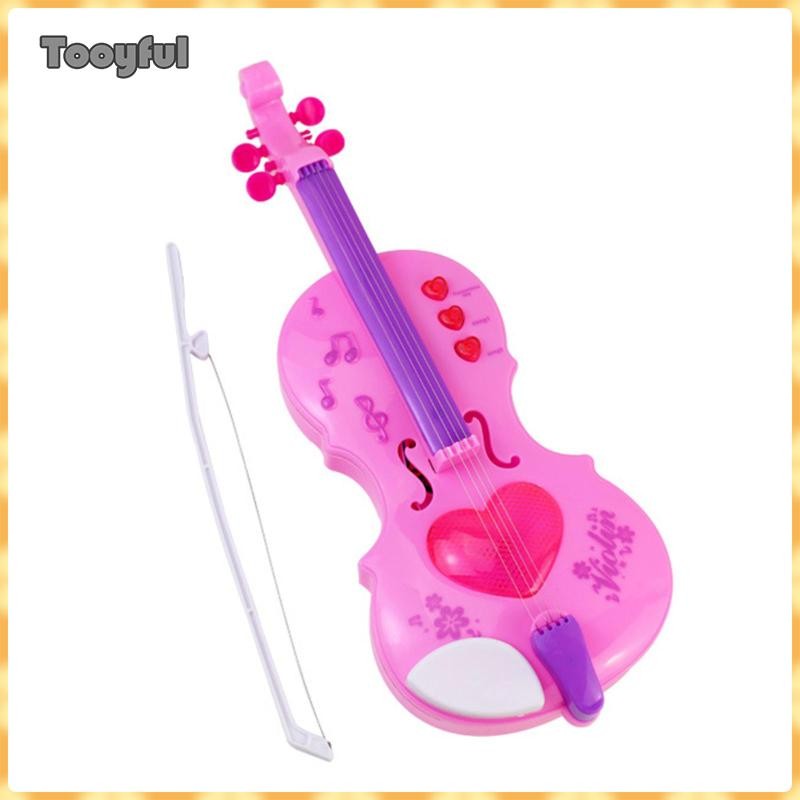 Tooyful Đàn violin Điện 4 Dây Đồ Chơi Cho Bé