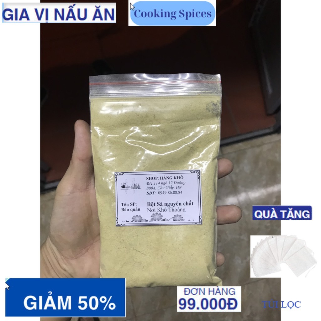100gr Bột Sả nguyên chất