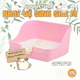 Khay vệ sinh size trung cho thỏ 🐹freeship🐹 khay vệ sinh chuột lang size m cho thỏ, bọ ....