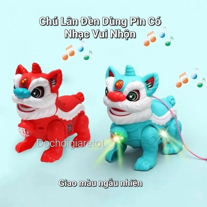 Đồ chơi lồng đèn kỳ lân trung thu chạy pin có nhạc đèn vui nhộn cho bé yêu