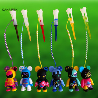 Canamek Golf Tee Golf Họa Tiết Hoạt Hình Đặt Thiếu Tee Golf Nhựa Tee Có Dây Để Ngăn Ngừa Bay Mới
