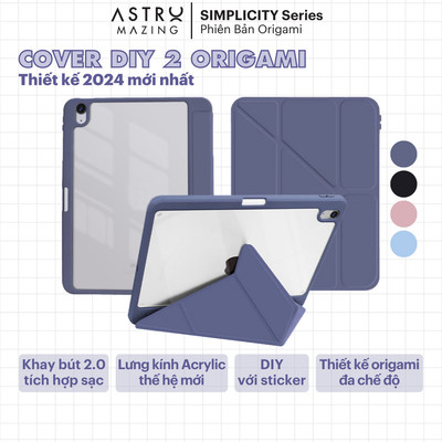 [DIY2 Origami] Bao da D02Y iPad AstroMazing DIY 2 Origami gấp đa góc độ cho iPad Air 4/5/6 Gen 9 Pro 13