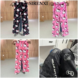 Bộ Đồ Ngủ SIRENXI, Quần Hoạt Hình Pyjama, Quần Co Giãn Dễ Thương Nữ