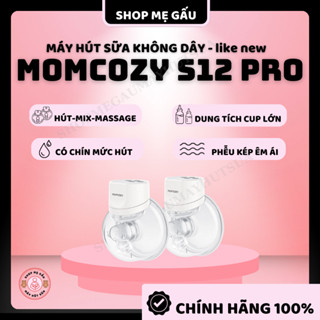 Máy hút sữa không dây MOMCOZY S12 like new kích sữa siêu khoẻ , siêu kiệt