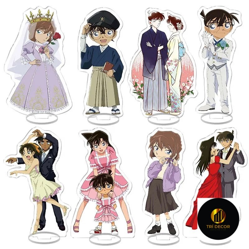 Mô hình Standee Detective Conan Anime Thám tử lừng danh Conan Manga 1 Phụ kiện trang trí để bàn góc 