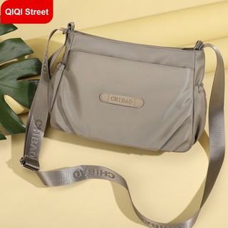  Túi đeo chéo nữ Túi đeo chéo nhiều ngăn thời trang mới làm bằng vải nylon túi xách nữ thông thường và đa năng 