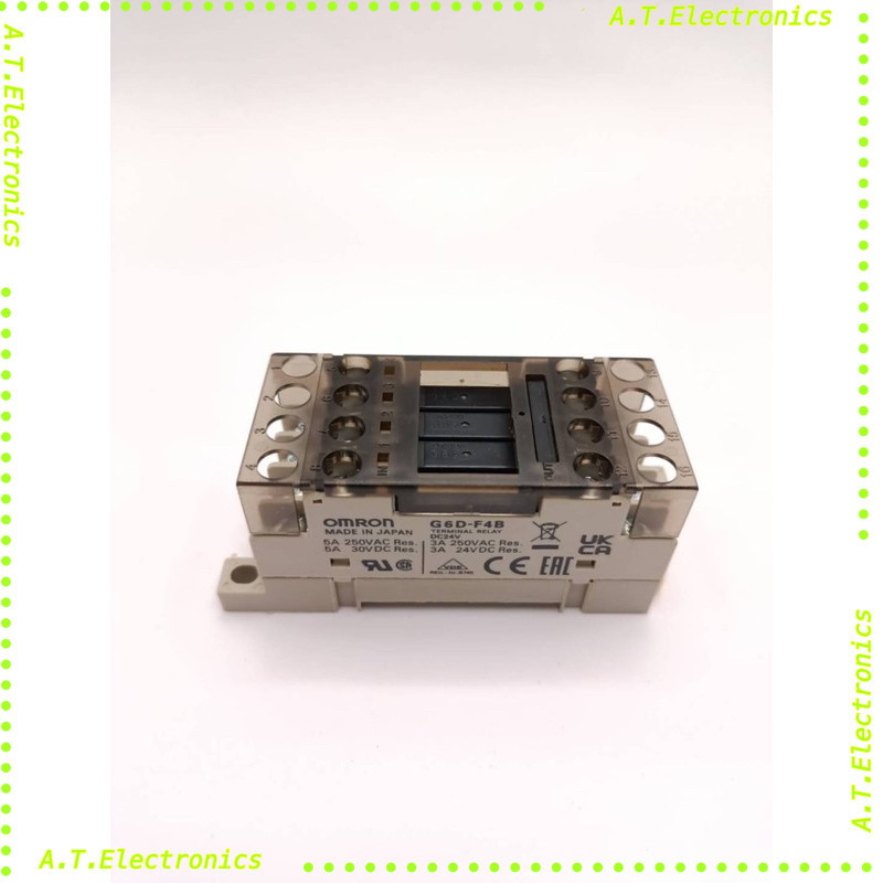 G6D-F4B DC24V TERMINAL RELAY Sốc tiếp xúc phía trước 5A 250VAC 5A 30VDC Giá trị lớn