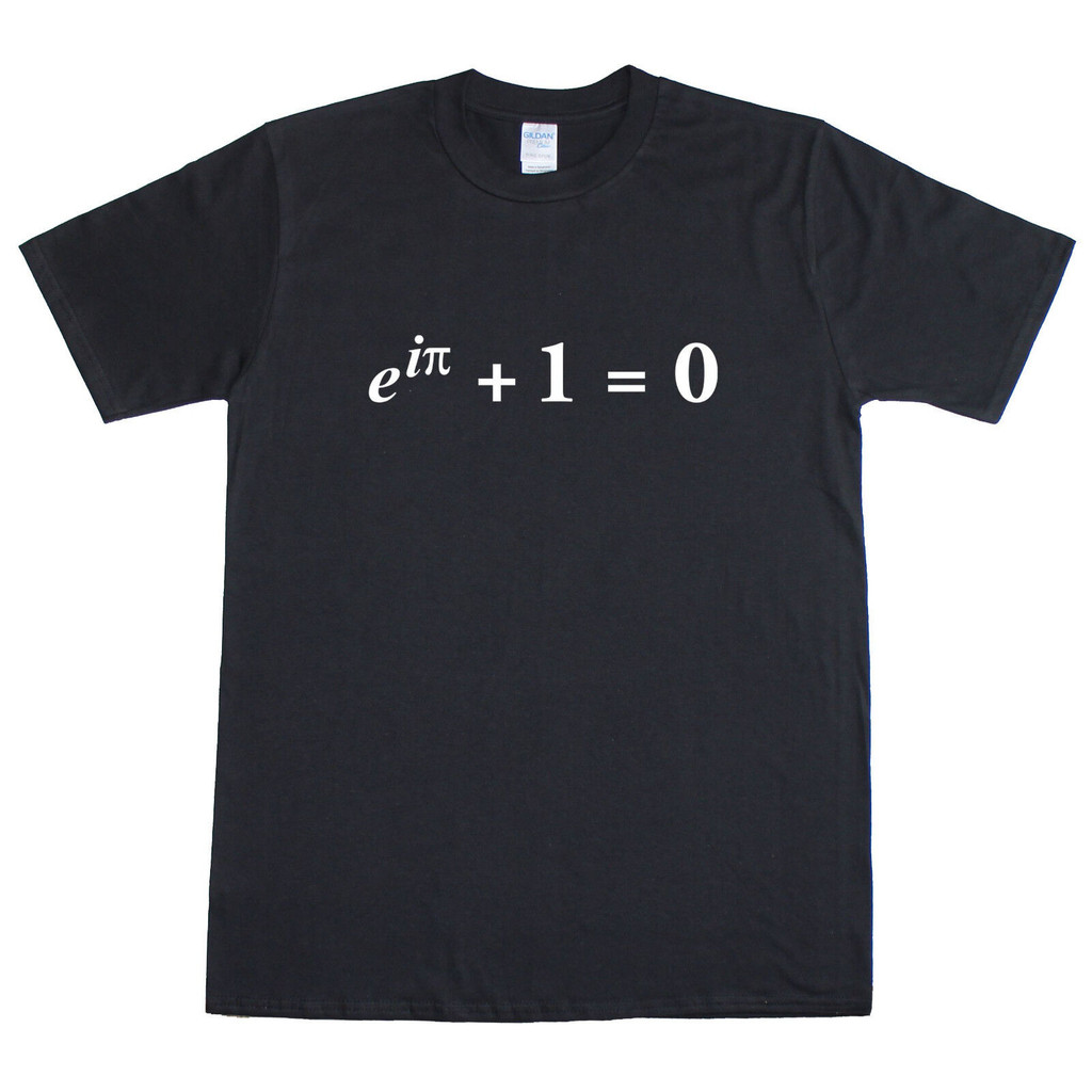 Áo thun nam Khoa học Geek Euler 'S Identity Equation 100% Cotton Preshrunk Top