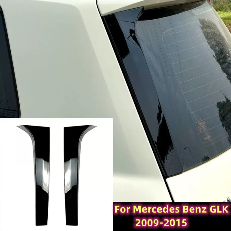 ABS Xe Phía Sau Cửa Sổ Cánh Gió Bên Cánh Viền Dán Dành Cho Xe Mercedes Benz GLK Class X204 GLK 200 2
