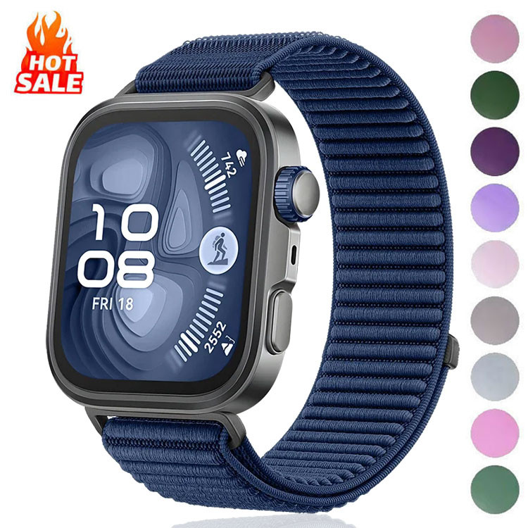 Dây đeo vòng Nylon cho Huawei Watch Fit 4 3 Dây đeo thoáng khí thoải mái cho phụ kiện Huawei Watch F