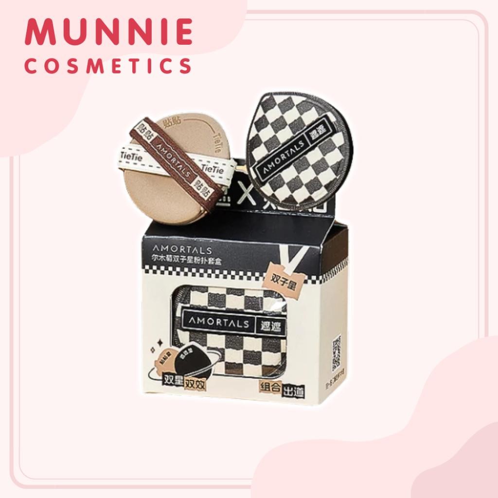 AMORTALS - Set 3 Amortals 1 Mút Tán Nền XL & 1 Mút Cushion Kèm Hộp Đựng