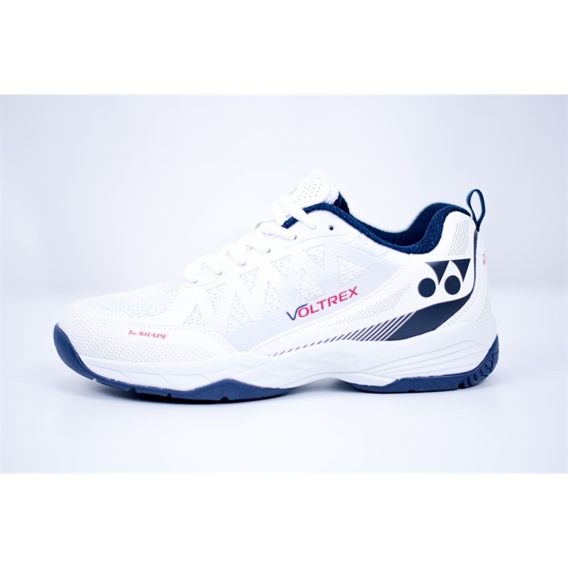 Giày Cầu Lông Yonex Voltrex Chính Hãng - Trắng Xanh - Đế Bám - Chống Lật Cổ Chân - Giá Học Sinh Sinh