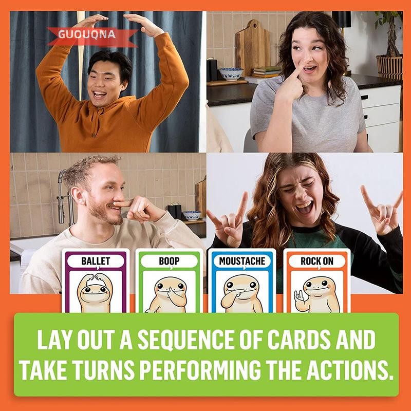 GUOUQNA Trò chơi coyote, Trò chơi thẻ tiệc Coyote, Gặp gỡ trò chơi thẻ đóng gói hành động đầy đủ năm