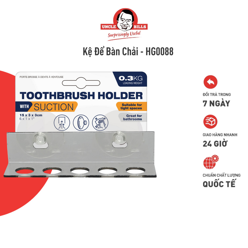 Kệ Để Bàn Chải Đánh Răng UNCLE BILLS HG0088