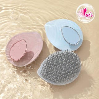 Bàn Chải Gội Đầu Massage Hình Chiếc Lá Silicone Mềm Mại Gọn Nhẹ Dễ Cầm Không Rối Tóc - Lai's Store