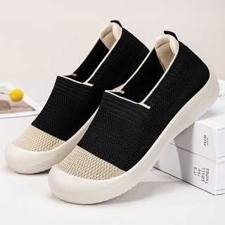 🇻🇳 Giày Thuyền Nữ Thiết Kế Lười Đế Phẳng Mặt Lưới Phối Màu Cực Hot Sẵn Hàng​
