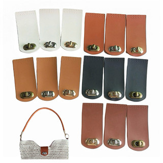 Giả Da Túi Nhỏ Bao Hành Lý Da Khóa Thắt Lưng Pinhole Khóa Thắt Lưng Handmade Túi Làm Tự Làm Phụ Kiện 5.5 * 12cm * lyl