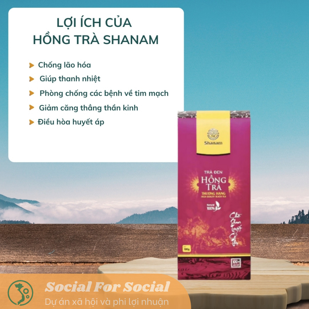 TRÀ ĐEN - HỒNG TRÀ THƯỢNG HẠNG HỘP 80G