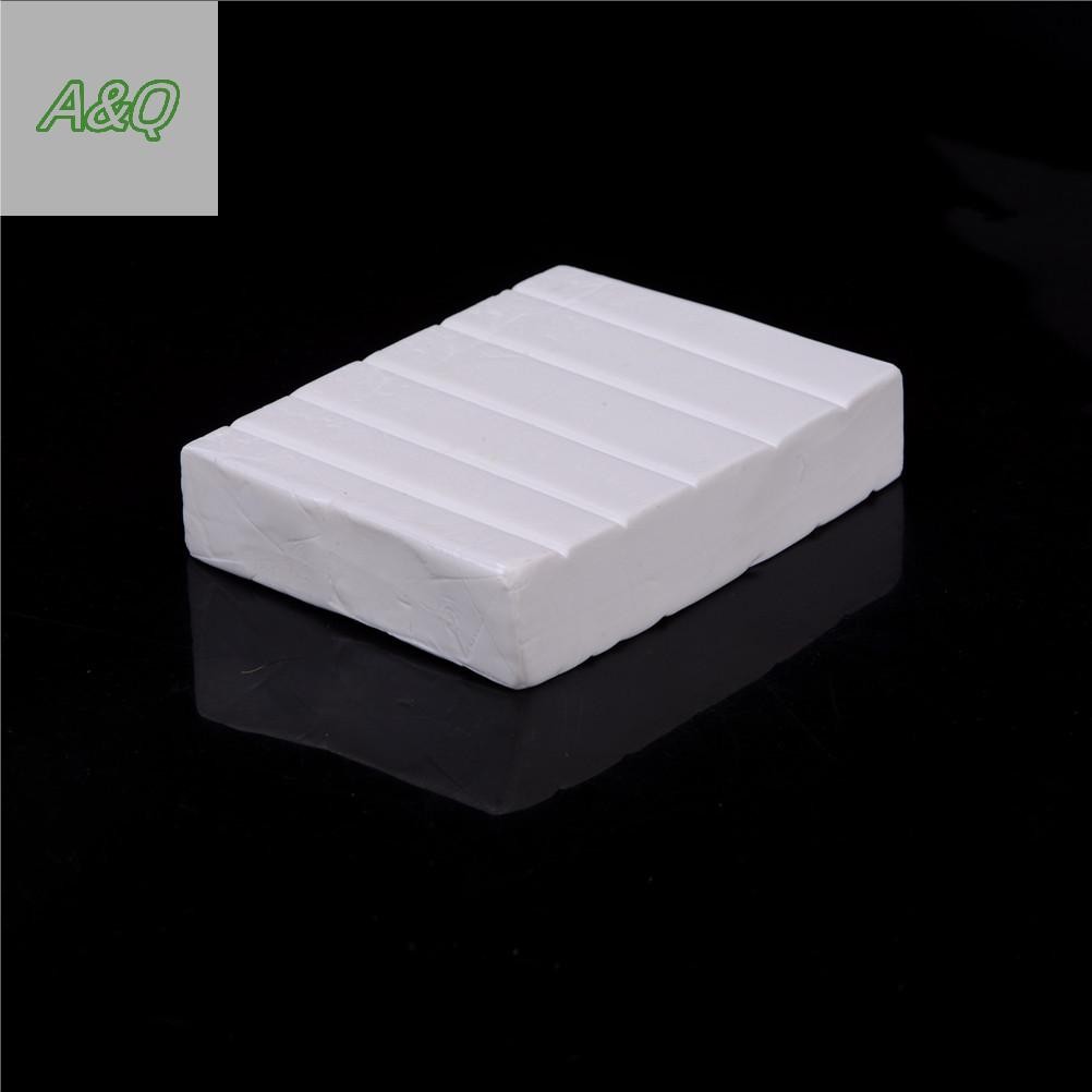 AQ Oven-bake Clay Fimo Polymer Clay Figuline 250g / gói MÀU Trắng Soft Cay Modeling VN