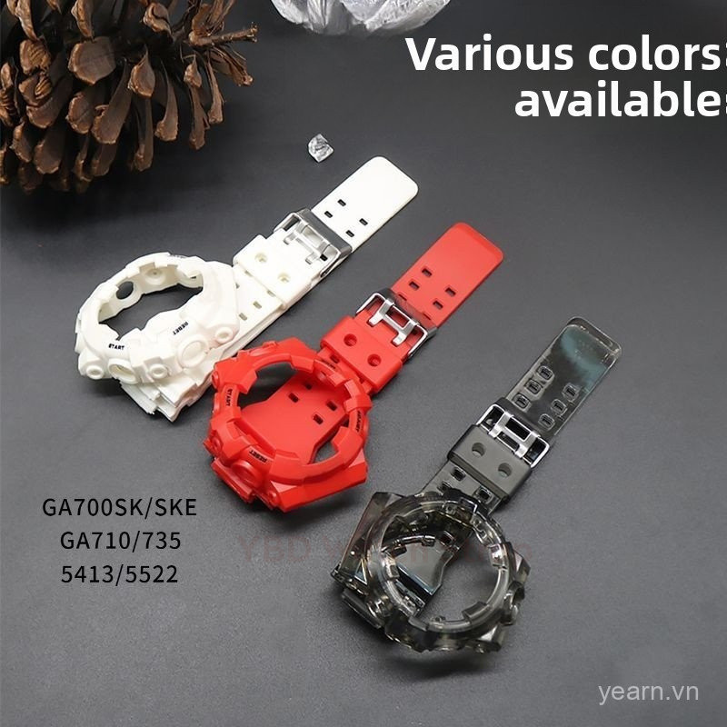 GA700 / 710 / 735 Dây đeo cao su Blacksamurai Ice Tough + Bộ thay thế khóa lồi cho các mẫu 5413 / 55
