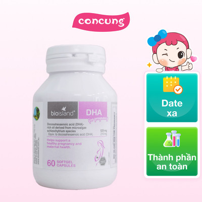 Thực phẩm bảo vệ sức khỏe Bioisland DHA For Pregnancy